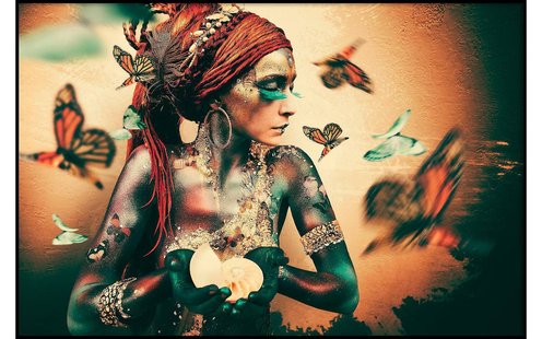 Goossens Schilderij Summon Ii, 150 x 100 cm