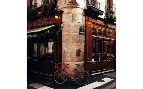 Goossens Schilderij City Life, 74 x 74 cm