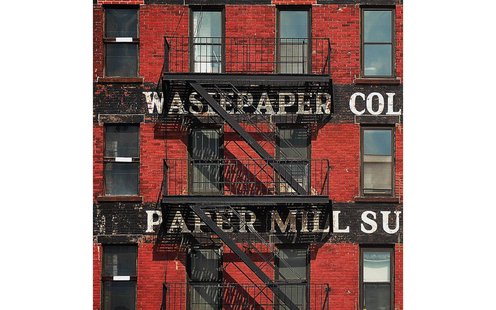 Goossens Schilderij City Red, 74 x 74 cm