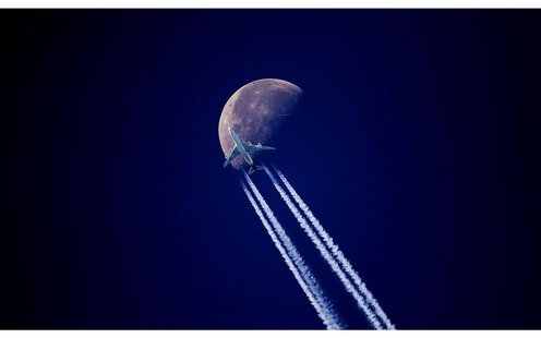 Goossens Schilderij Moon, 118 x 70 cm