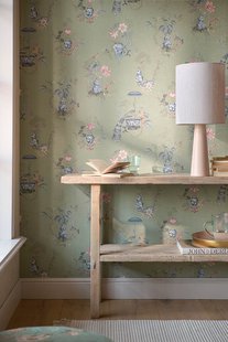 Pip Studio Chinese Porcelain Vinylbehang Licht Groen