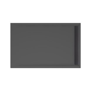 Xenz Easy Tray douchevloer - 140x90x5cm - acryl - zonder gootcover - ebony 6947-29