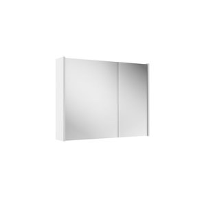 Saniclass Prime Spiegelkast - 80x63x16cm - inclusief zijpanelen - mat wit SW1212816/SW812070