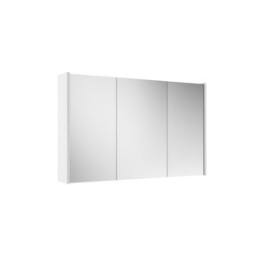 Saniclass Prime Spiegelkast - 100x63x16cm - inclusief zijpanelen - mat wit SW1212817/SW812070