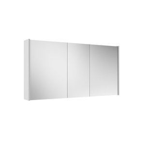 Saniclass Prime Spiegelkast - 120x63x16cm - inclusief zijpanelen - mat wit SW1212818/SW812070
