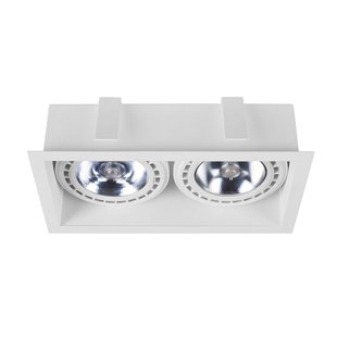 Nowodvorski Lighting Inbouwdownlight Mod II, 2-lamps, wit