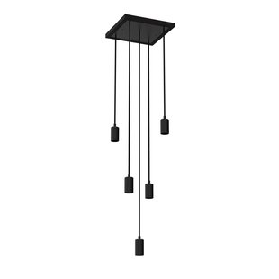 SEGULA Madox Square 5X Wave hanglamp zwart E27 SEGULA Madox Square 5X Wave hanglamp zwart E27