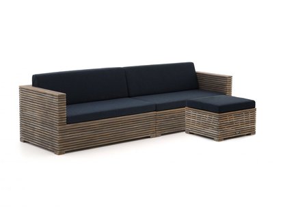 ROUGH-C chaise longue loungeset 3-delig - Laagste prijsgarantie!