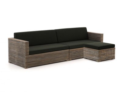 ROUGH-C chaise longue loungeset 3-delig - Laagste prijsgarantie!