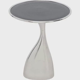 Bijzettafel Spacey zilver Ø36cm Kare Design Bijzettafel Spacey zilver Ø36cm Kare Design