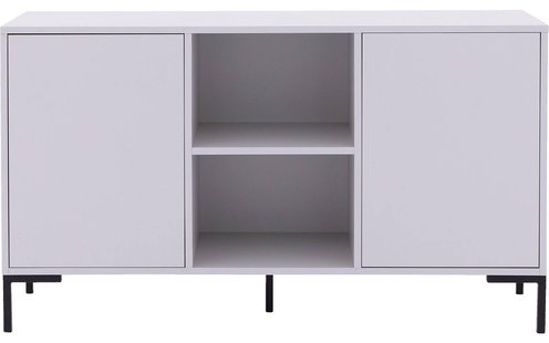 Goossens Basic Dressoir Madrid, 2 deuren met 2 open vakken