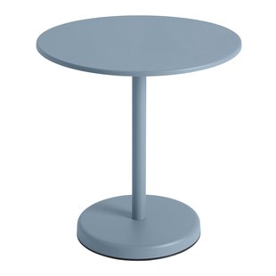 Linear Steel Café Tafel Rond
