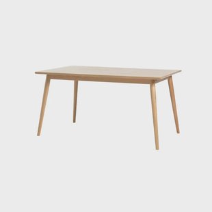 Boas verlengbare houten eettafel naturel - 150 x 90 cm