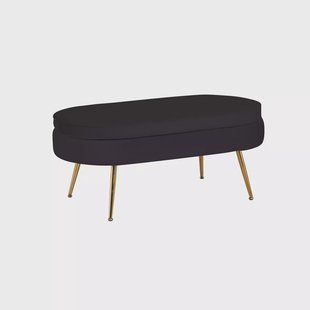 Poef Chanelle Zwart 99 cm