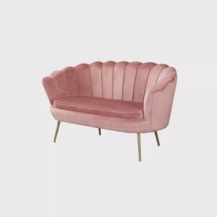 Bank Chanelle Roze 136 cm