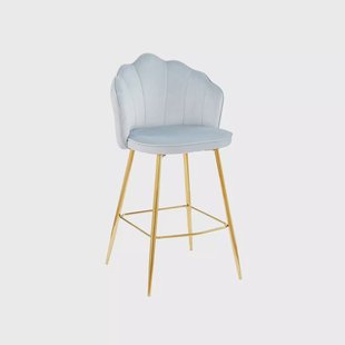 Barkruk Chanelle Lichtgrijs - Set van 2