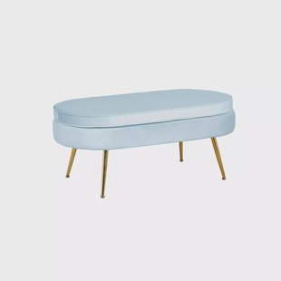 Poef Chanelle Lichtgrijs 99 cm