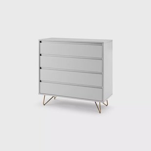 Ladekast Lucy Wit 90 cm