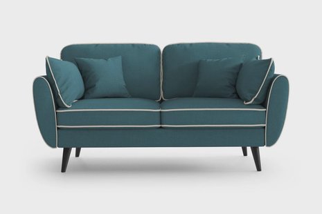 2-zitsbank Zara linnen met contrast piping | NADUVI Collection