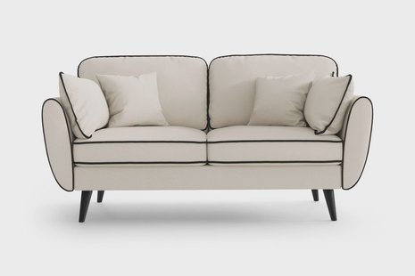 2-zitsbank Zara linnen met contrast piping | NADUVI Collection