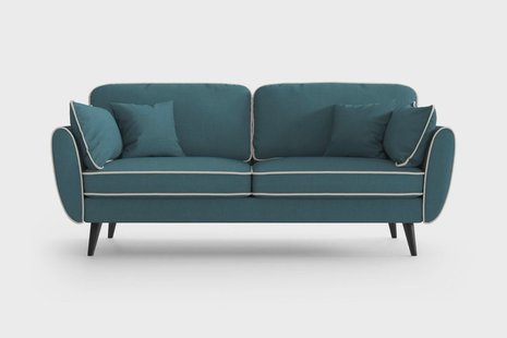 3-zitsbank Zara linnen met contrast piping | NADUVI Collection