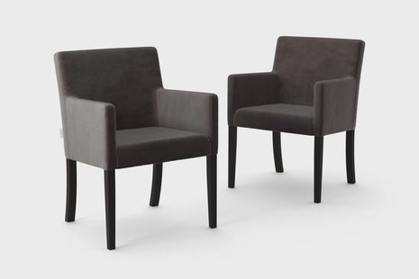 Set van 2 eetkamerstoelen Escape velvet | NADUVI Collection