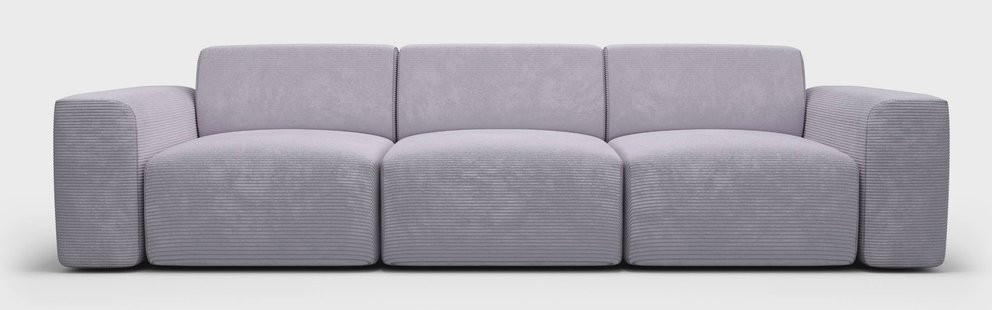 3-zitsbank Nina ribstof | NADUVI Collection