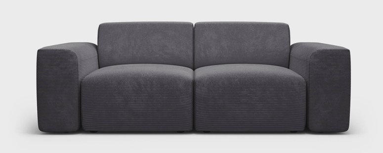 2-zitsbank Nina ribstof | NADUVI Collection