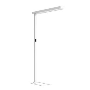 Arcchio LED kantoor vloerlamp Susi, wit, sensor, touchdimmer