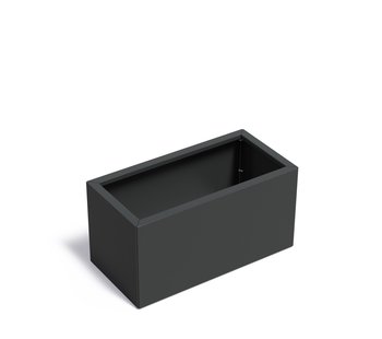 Verzinkt staal plantenbak CARREZ Connect 100x50x50cm.