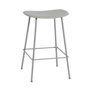 Fiber Barkruk - Stalen Onderstel