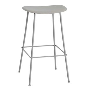 Fiber Barkruk - Stalen Onderstel