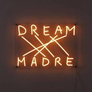 SELETTI LED decoratie-wandlamp Dream-Madre, geel