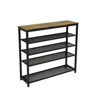 Furnilux - Schoenenrek met 4 Roosters - 100 x 30 x 92,5 cm