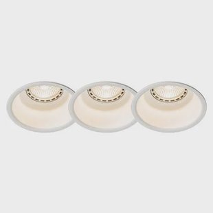 QAZQA Set van 3 moderne inbouwspots wit - Dept