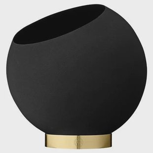 Globe bloempot Ø21 zwart