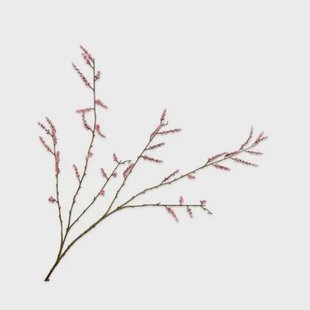 Silk-ka Zijden Bloem-Kunstbloem Wilgentak Roze 127 cm