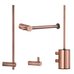 Toiletaccessoires Set BWS Academy Geborsteld Koper