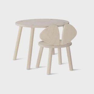 Nofred Mouse kinderstoel kindertafel set berken Nofred Mouse kinderstoel + kindertafel set berken