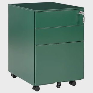 Beliani - CAMI - Kantoorkast - Groen - Staal Beliani - CAMI - Kantoorkast - Groen - Staal