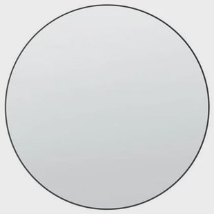 Beliani - ANNEMASSE - Wandspiegel - Zwart - Glas