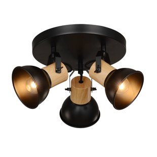 Lindby Bosko spot, 3-lamps, rond