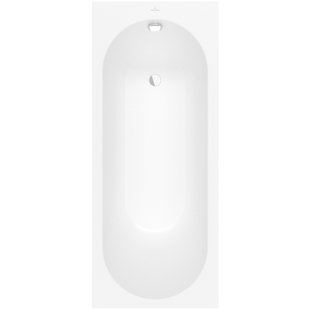 Villeroy & Boch Oberon kunststof bad quaryl rechthoekig 170x70x45cm - incl. poten mat wit ubq177obe2v-rw