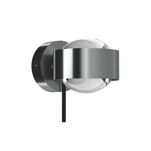 Top Light Puk! 80 Wall LED spot lenzen helder mat chroom