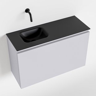 MONDIAZ OLAN 80cm toiletmeubel cale. LEX wastafel urban links geen kraangat