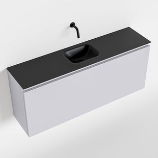 MONDIAZ OLAN 120cm toiletmeubel cale. LEX wastafel urban midden geen kraangat