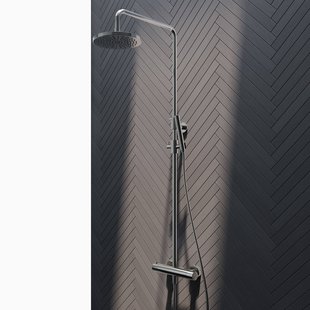 Regendoucheset Hotbath Get Together Buddy opbouw thermostatisch Chroom