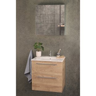 Spiegelkast Differnz Basic 2-Deurs 60 x 61,8 x 15 cm