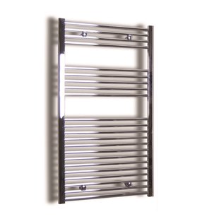 Elektrische Design Radiator Sanicare Plug & Play 111,8x60 cm Chroom 730 Watt Met Chroom Thermostaat Links