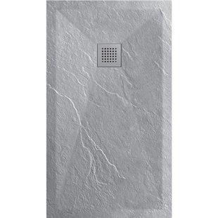 Douchetub Sanimar Sanistone 140 x 90 cm Cement Grijs Douchetub Sanimar Sanistone 140 x 90 cm Cement Grijs